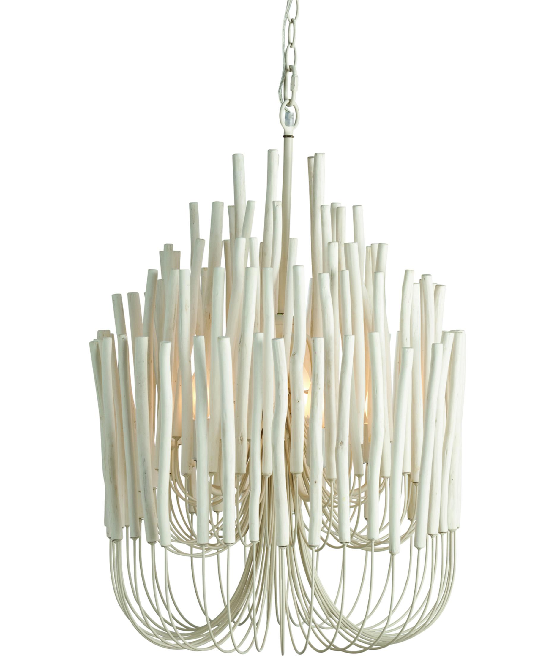 Arteriors Home Tilda Inch Wide Light Large Pendant - Shown In Whitewashed Wood Finish arteriors home tilda inch wide light large pendant - shown in whitewashed wood finish