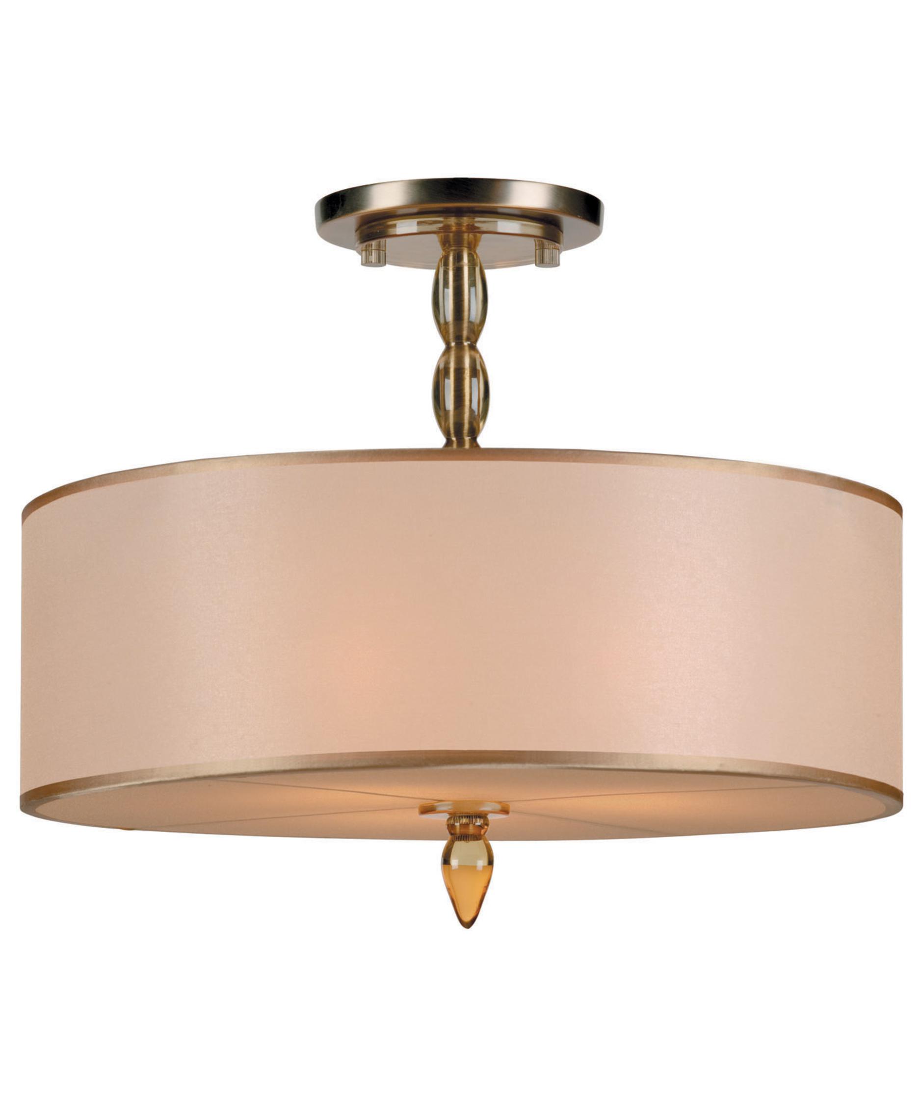 crystorama 9505 luxo 18 inch wide semi flush mount | capitol crystorama 9505 luxo 18 inch wide semi flush mount | capitol