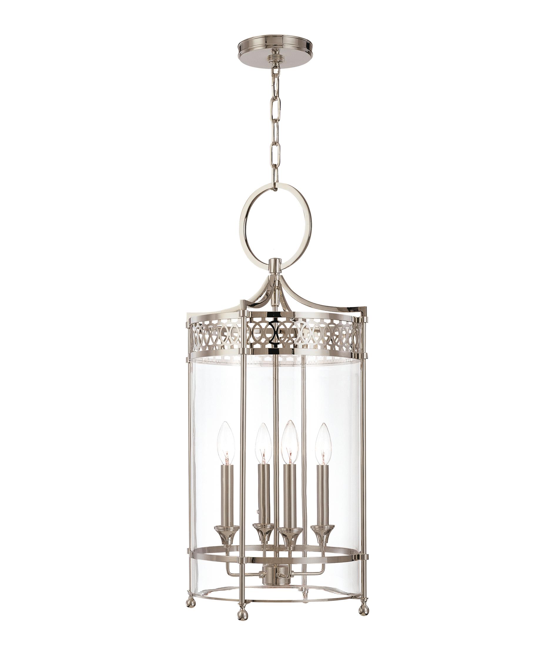 Hudson Valley Amelia 13 Inch Wide Foyer Pendant Capitol Lighting Shown In Polished Nickel Finish