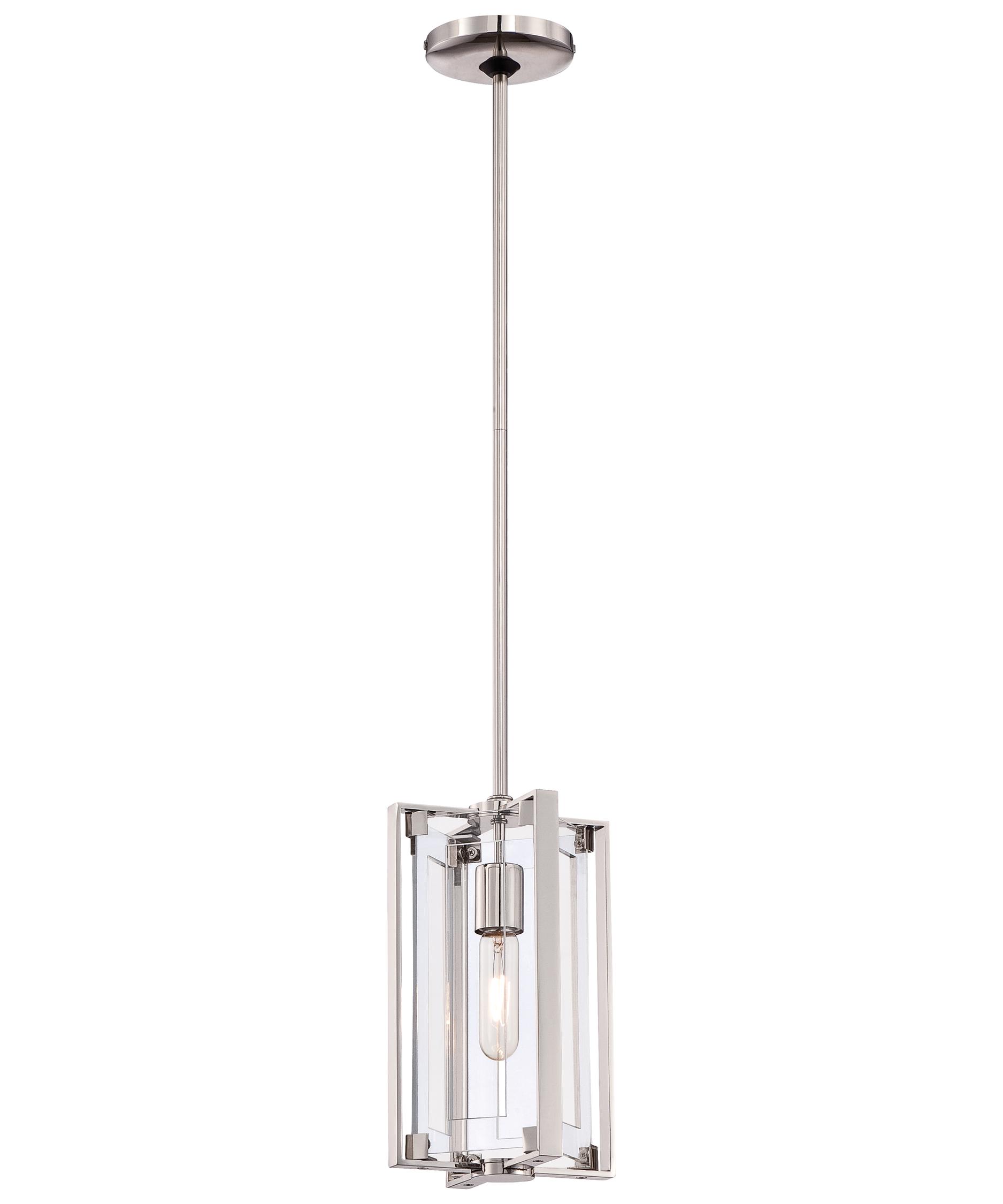 Kovacs P Inch Wide Light Mini Pendant Capitol Lighting - Shown In Polished Nickel Finish And Clear Acrylic Glass kovacs p inch wide light mini pendant capitol lighting - shown in polished nickel finish and clear acrylic glass